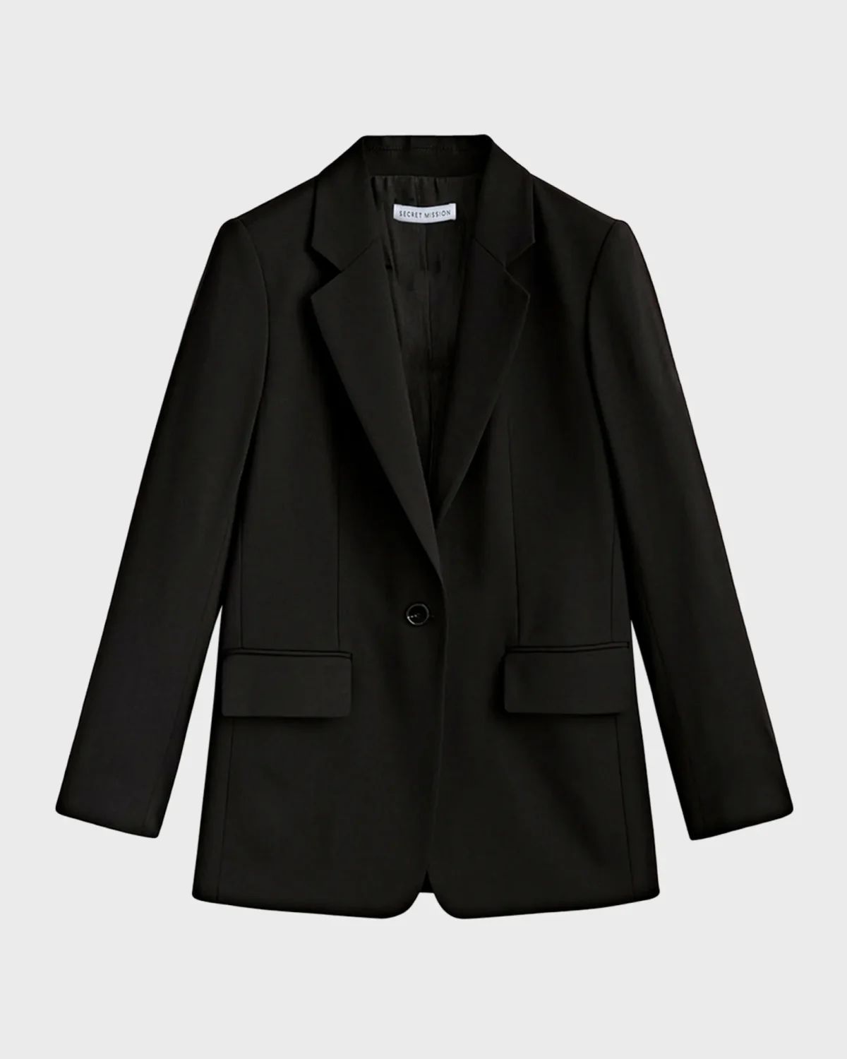 Black oversized blazer