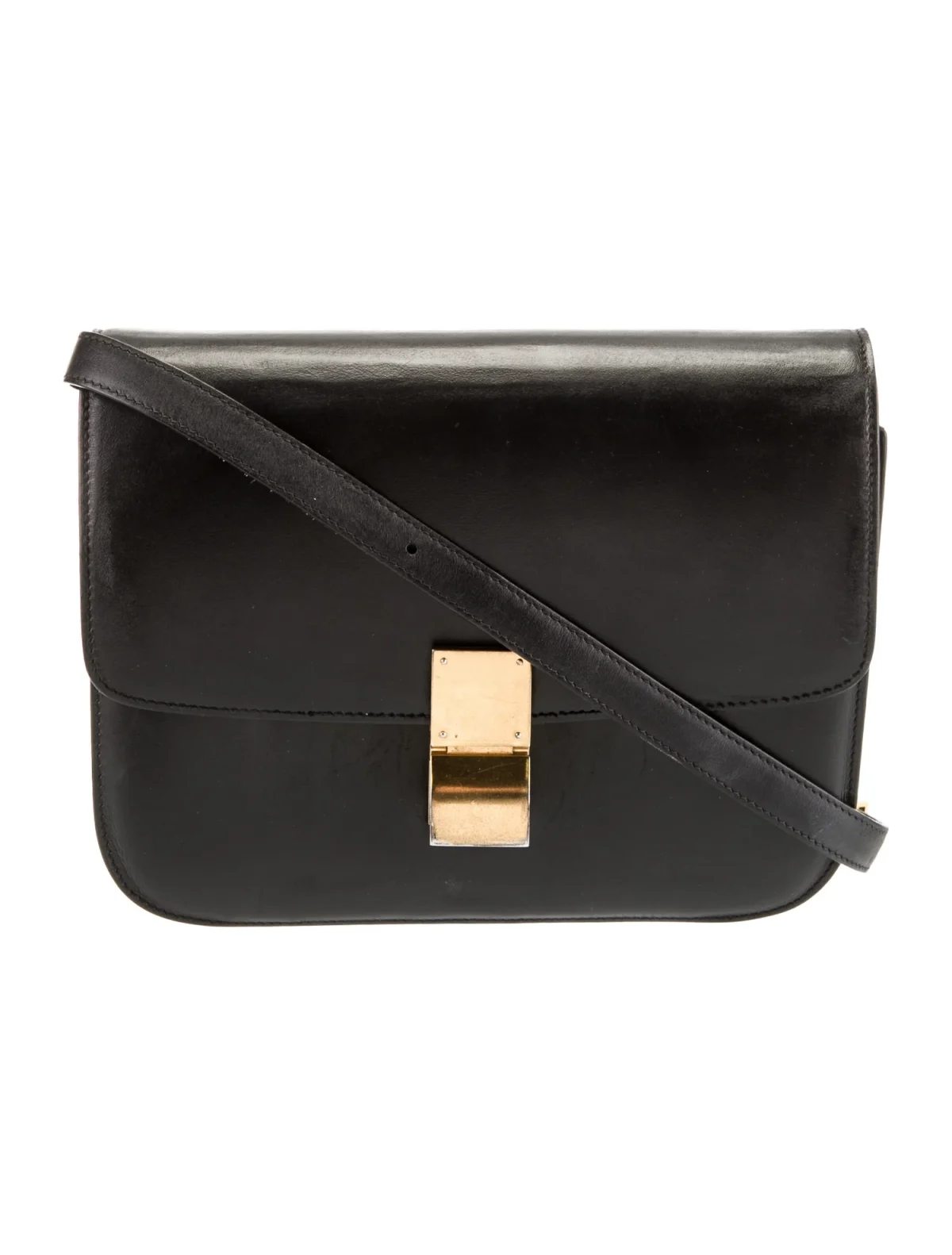 Black Celine box bag