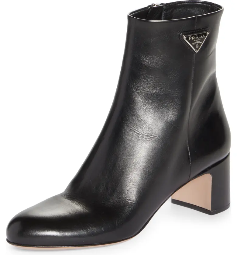 Black Prada ankle boots.